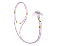 Etui do telefonów 3MK Sznurek do Etui EasyClip Elite Powder Pink (gold) 5903108572590